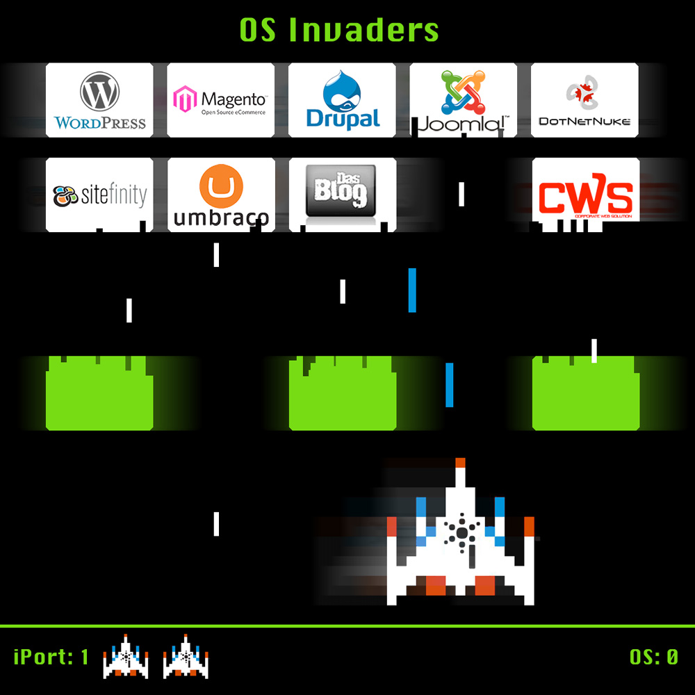 OS Invaders - Closed Source Vs Open Source - Big Red Infographic 
