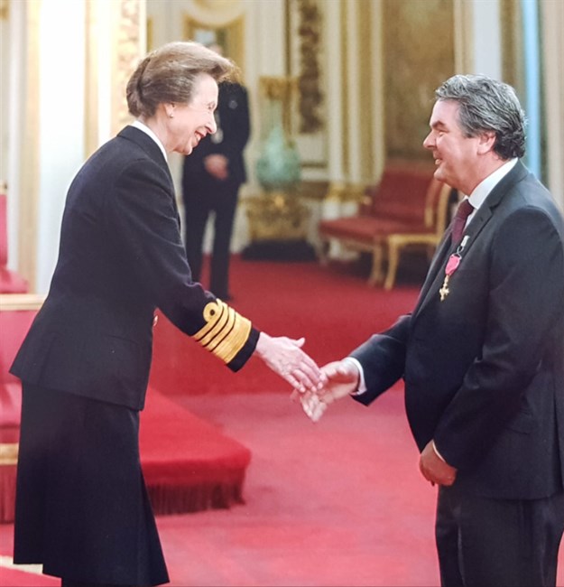 Big Red Digital CEO Collects OBE