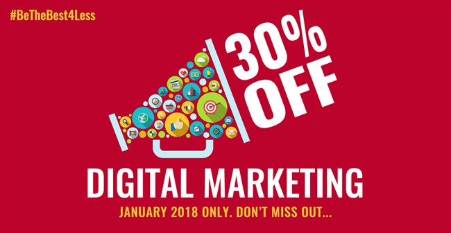 January Offer - 30% Off Digital Marketing Services